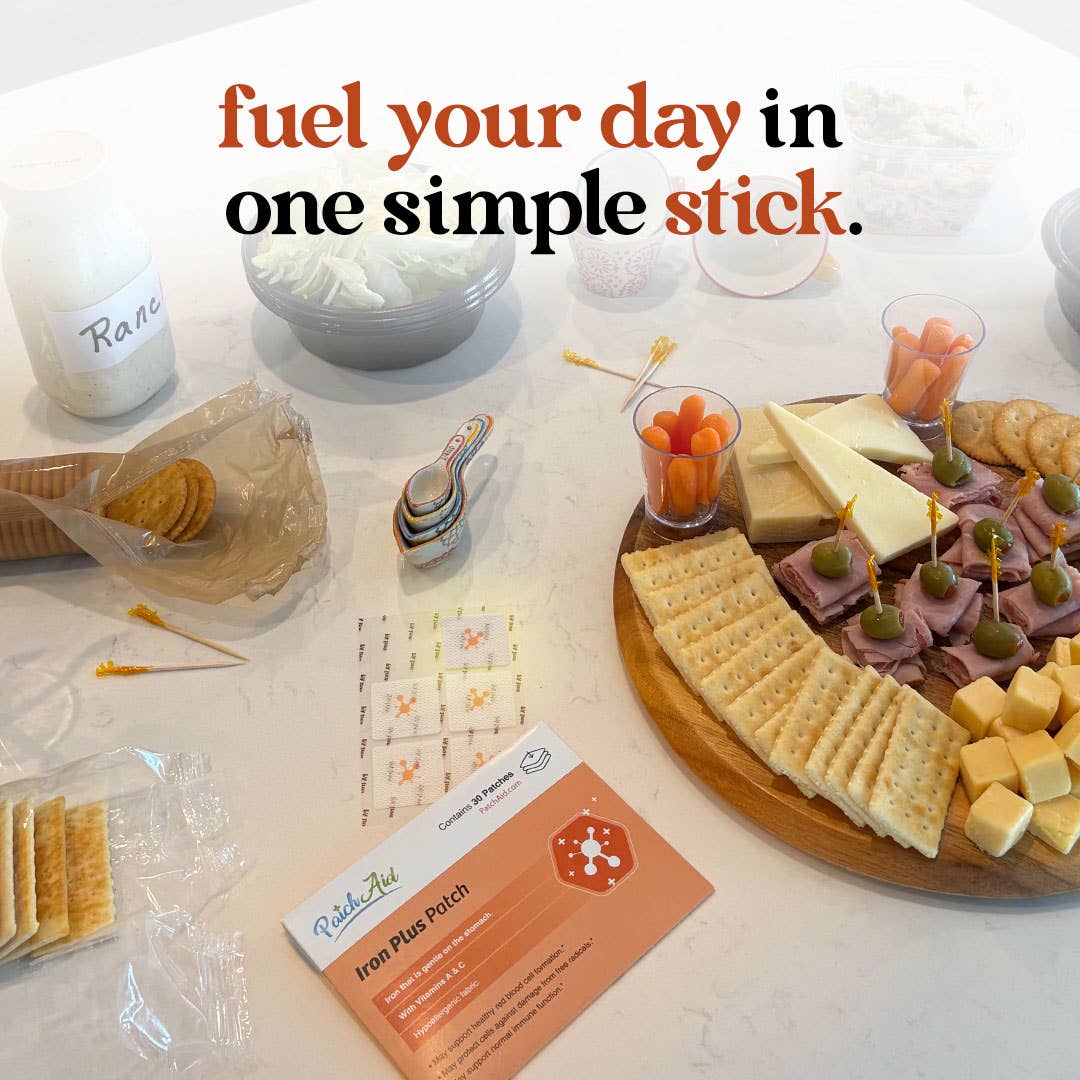 Iron Plus Vitamin Patch - Gentle Iron & Absorption Support: 1-Pack