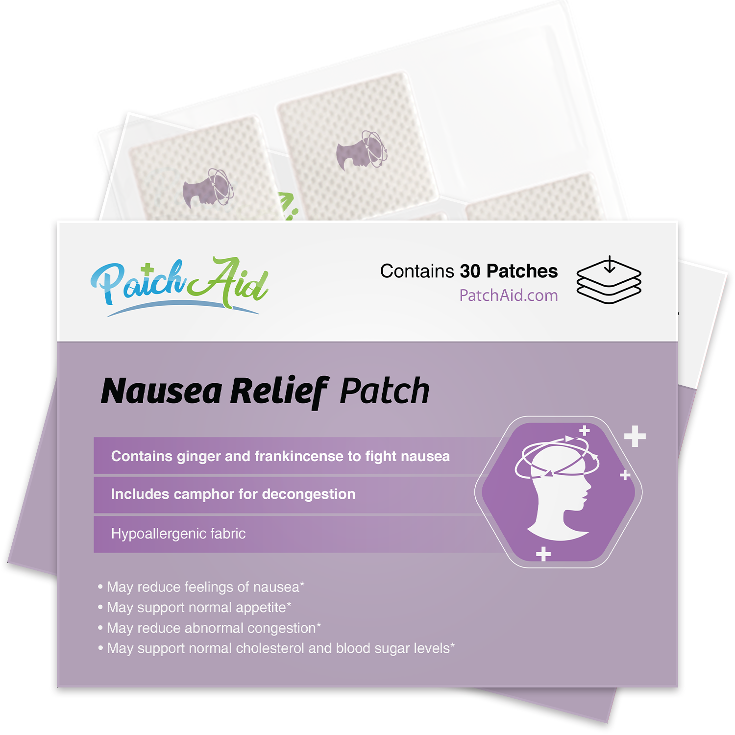 Nausea Relief Patch - Gentle & Natural Nausea Remedy: 1-Pack