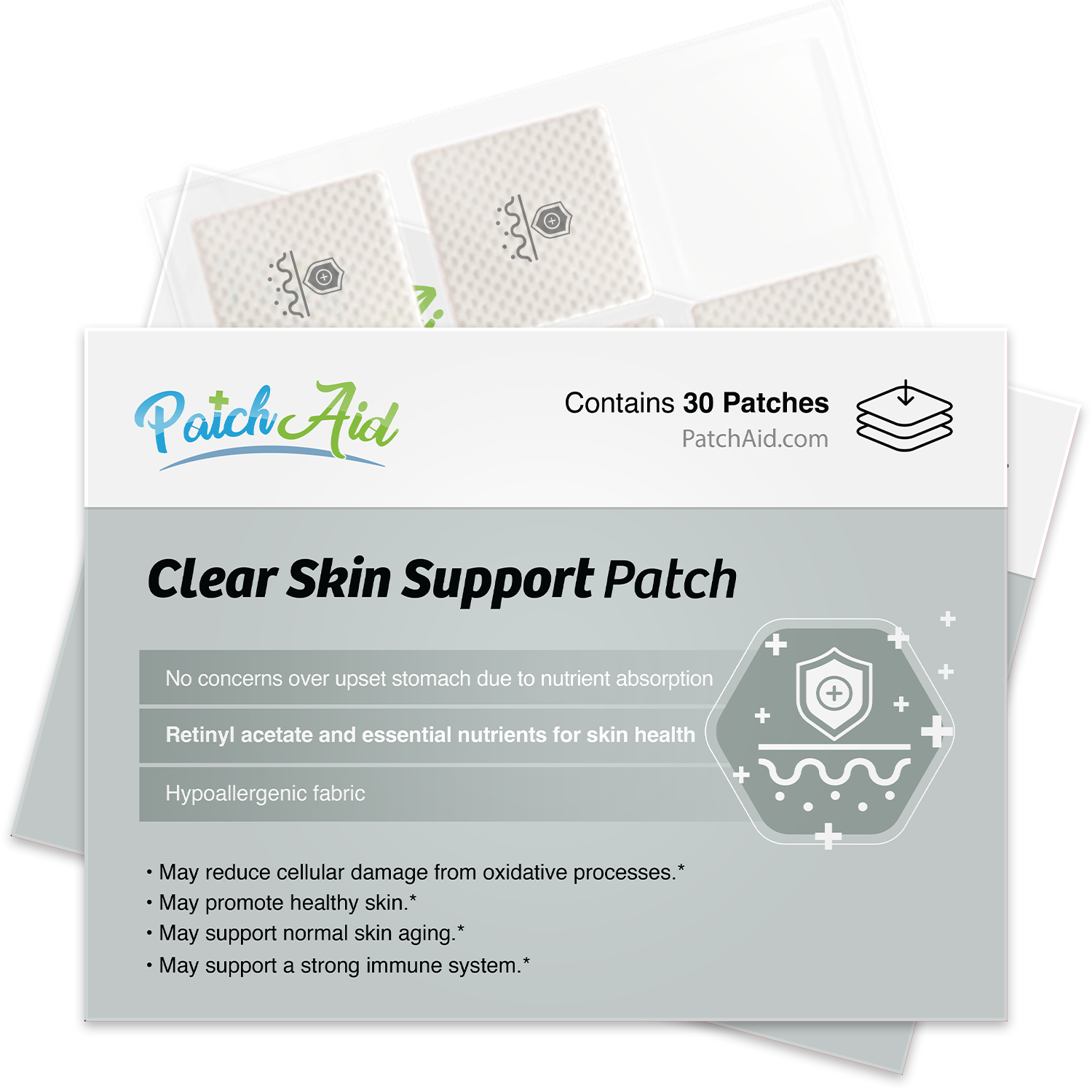 Clear Skin Support Patch - Acne & Skin Health: 1-Pack