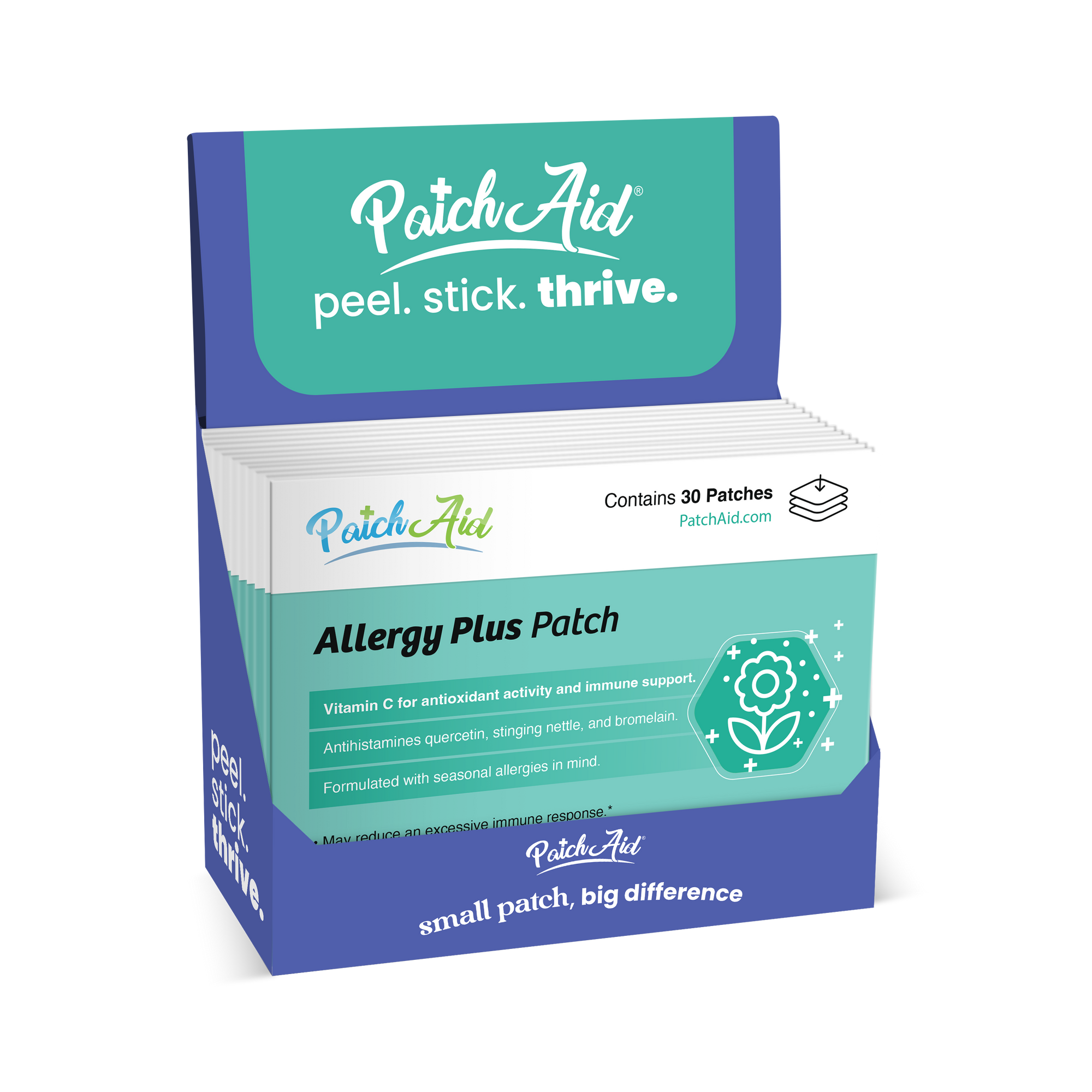 Allergy Plus Vitamin Patch - Natural Allergy Relief: 1-Pack