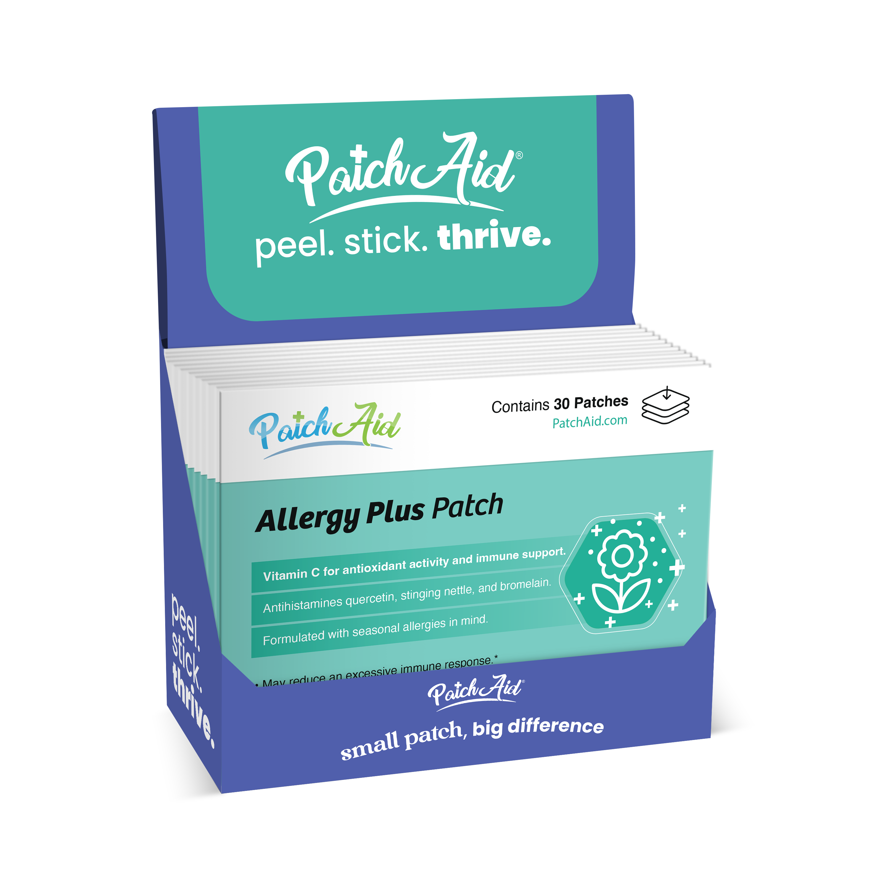 Allergy Plus Vitamin Patch - Natural Allergy Relief: 1-Pack