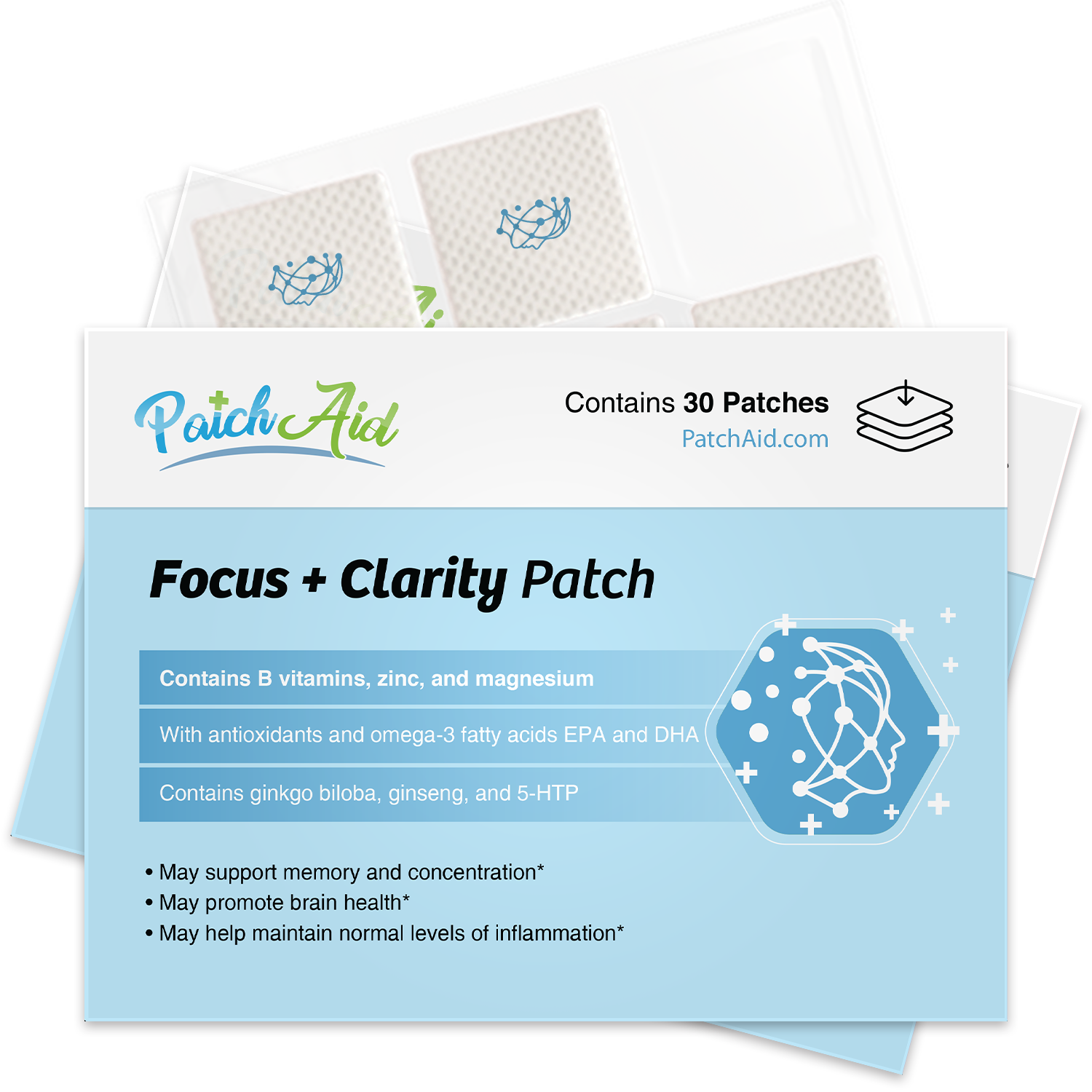 Focus and Clarity Patch - Cognitive & Memory Function: 1-Pack
