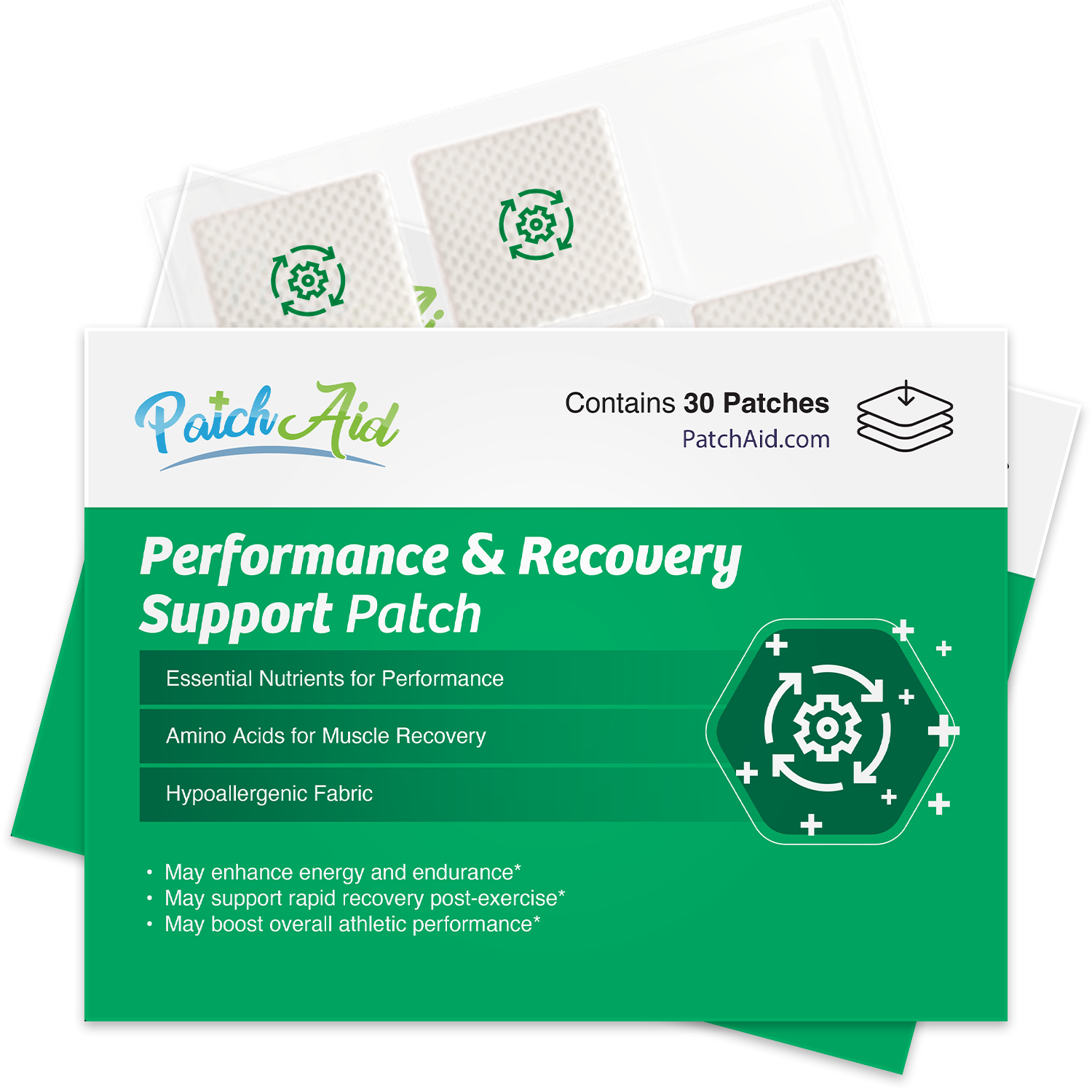 Performance & Recovery Support Patch - Endurance Enhancer: 1-Pack