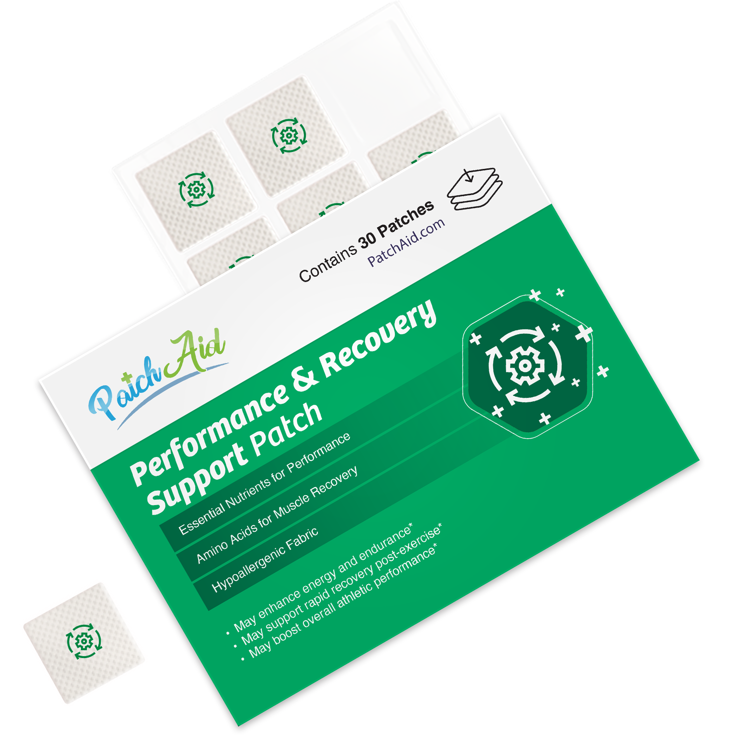 Performance & Recovery Support Patch - Endurance Enhancer: 1-Pack