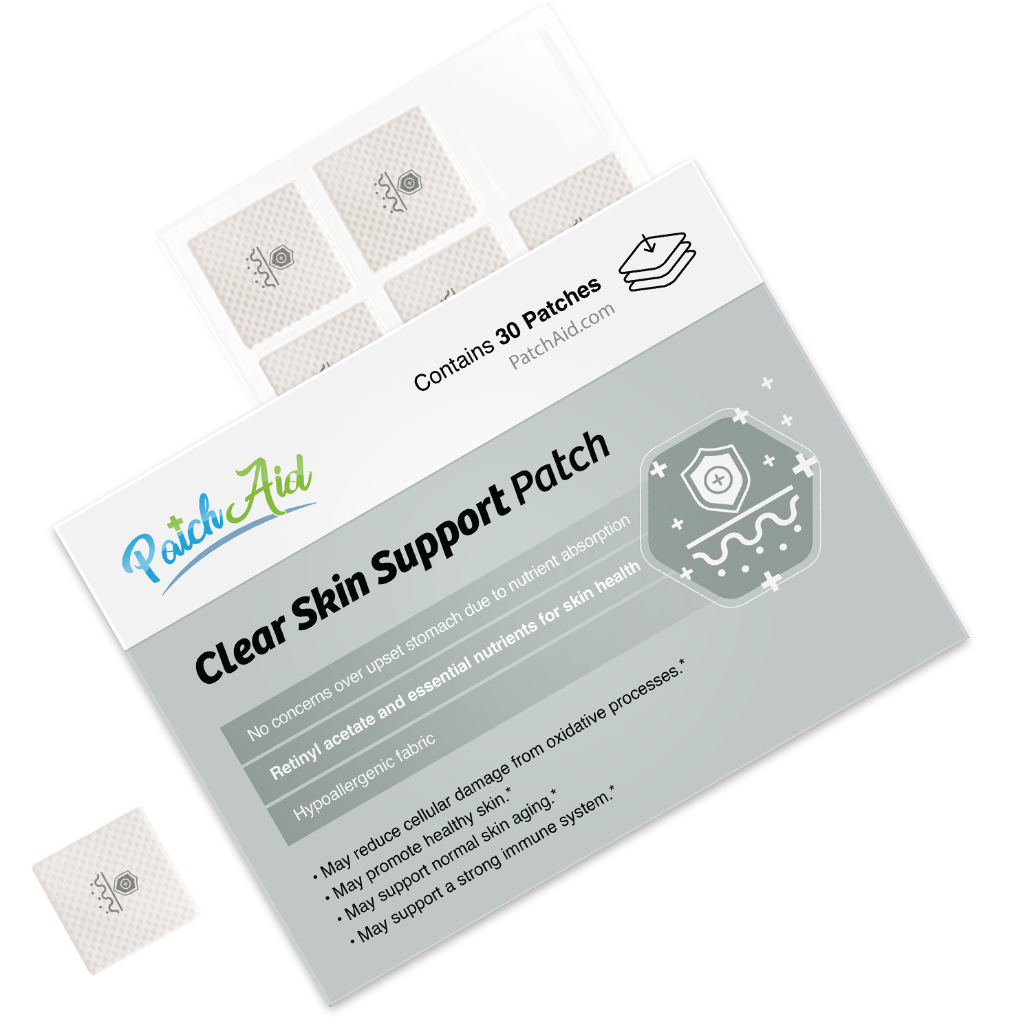 Clear Skin Support Patch - Acne & Skin Health: 1-Pack